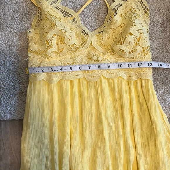 Listicle Yellow Boho Dress - Picture 7 of 9